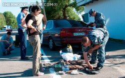 Рыбак в Чернобыле - конфискация улова и транспортного средства